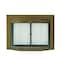 Fireplace Glass Doors Gavin Medium Heritage Brass GV-7001HE - alternate 1